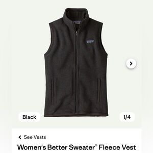 Patagonia Better Sweater Vest (Black)
